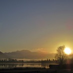 Sonnenaufgang am Pilznerhof